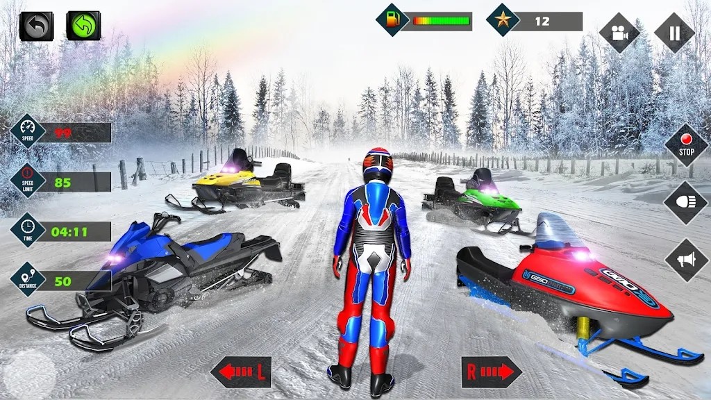 雪地摩托模拟器(Snowmobile Simulator Adventure)截图2