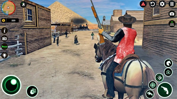 野蛮西部牛仔骑马作战(Wild West Cowboy Horse Games)手游下载2