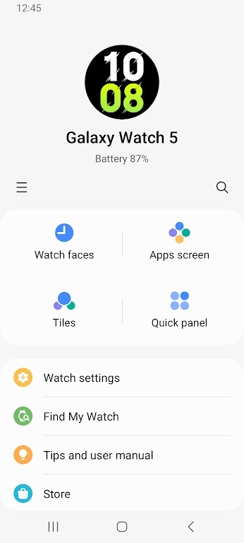 Galaxy Watch5 Manager截图1