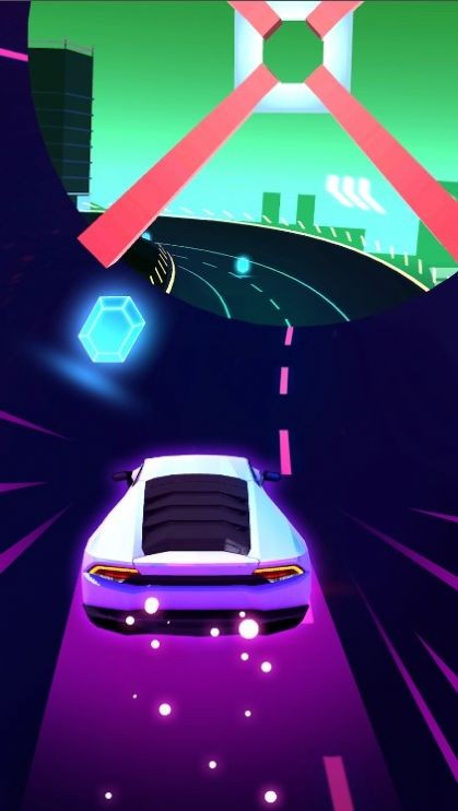 霓虹赛车手节奏赛道(Neon Racer)截图2