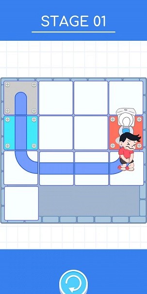 厕所华容道(Toilet Slide Puzzle)截图1