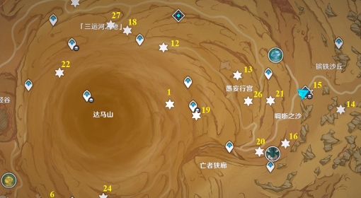 《原神》千壑沙地奇馈宝箱收集攻略