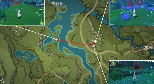 《原神》须弥地区晶蝶捕捉路线