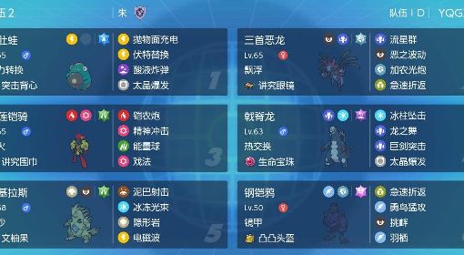 《宝可梦朱紫》单打晶光花应对阵容分享