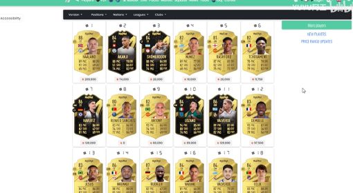 《FIFA23》零氪开荒心得市场卡价分析