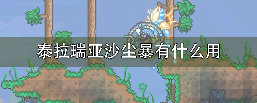 泰拉瑞亚沙尘暴有什么用
