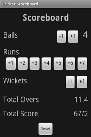 Cricket Scoreboard截图1