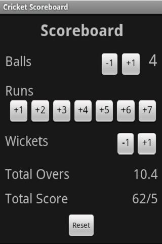 Cricket Scoreboard截图2