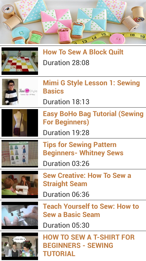 Sewing Tutorial For Beginners截图1