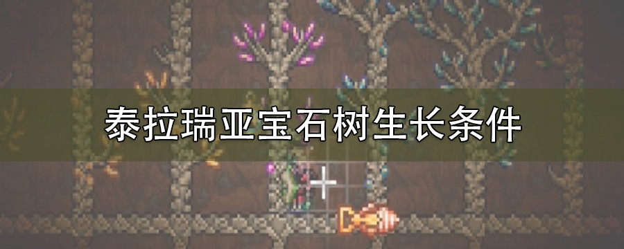 泰拉瑞亚宝石树生长条件