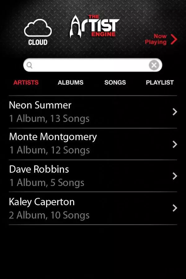 Artist Engine Cloud Player截图1