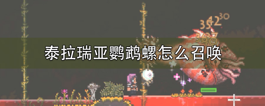 泰拉瑞亚鹦鹉螺怎么召唤