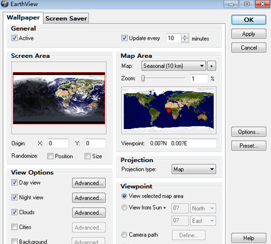 EarthView实时地球截图3