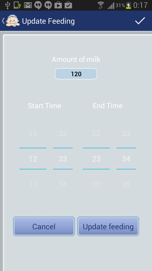 Baby Feeding Tracker截图2