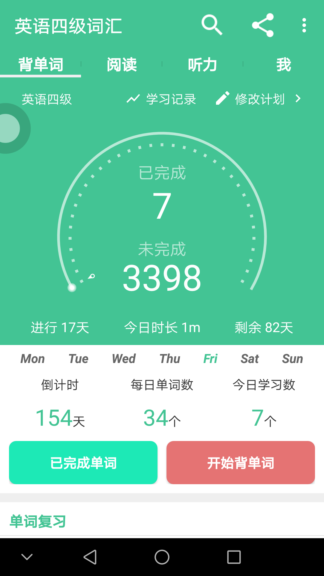 英语四级词汇1