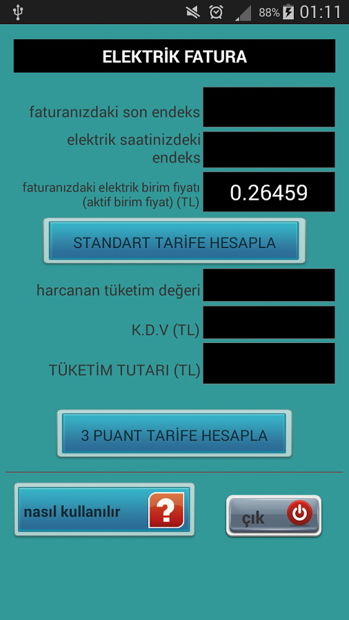 Elektrik Fatura截图1