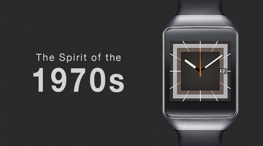 70s watchface for Android Wear截图1