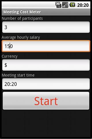 Meeting Cost Meter截图1