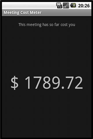 Meeting Cost Meter截图2